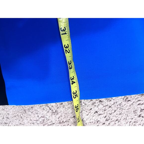 Black and Blue Colorblock Ann Taylor Business Dress 8 - Picture 5 of 6